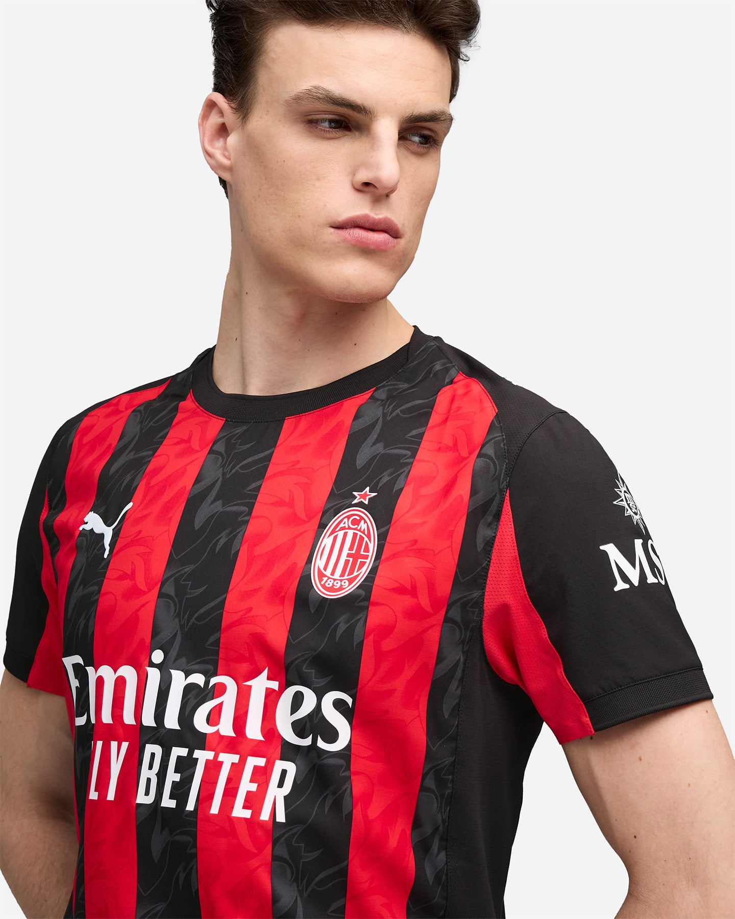 Maglia calcio ufficiale PUMA MILAN HOME AUTHENTIC 25-26 M - Color mix - 4 | Cisalfa Sport