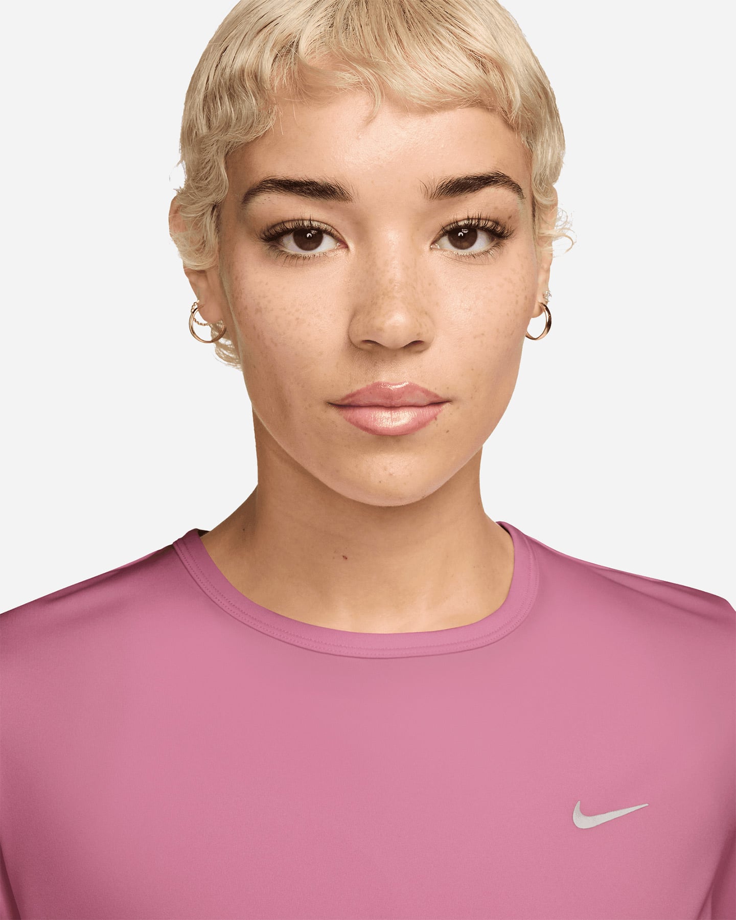T-shirt running NIKE TEMPO W - Rosa - 2 | Cisalfa Sport