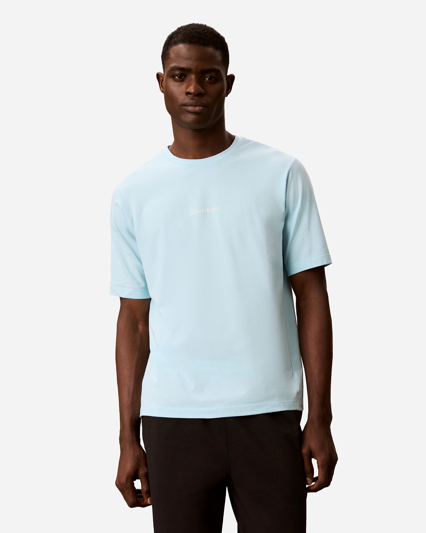 T-shirt CALVIN KLEIN JEANS SMALL LOGO M - Blu - 1 | Cisalfa Sport