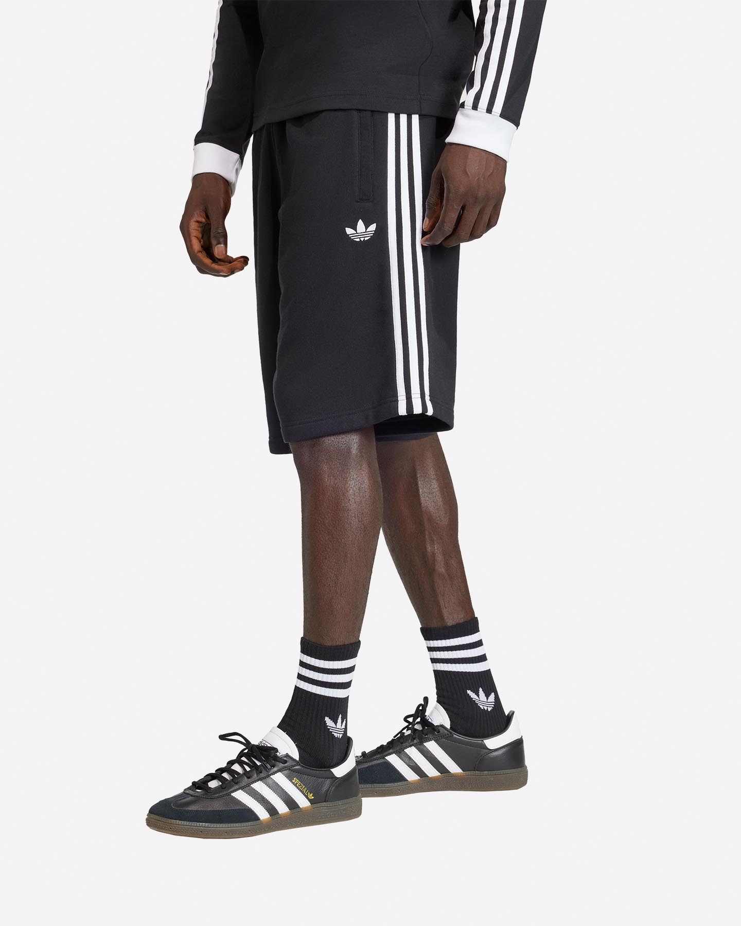 Pantaloncini ADIDAS ORIGINALS 3STRIPES M - Nero - 1 | Cisalfa Sport