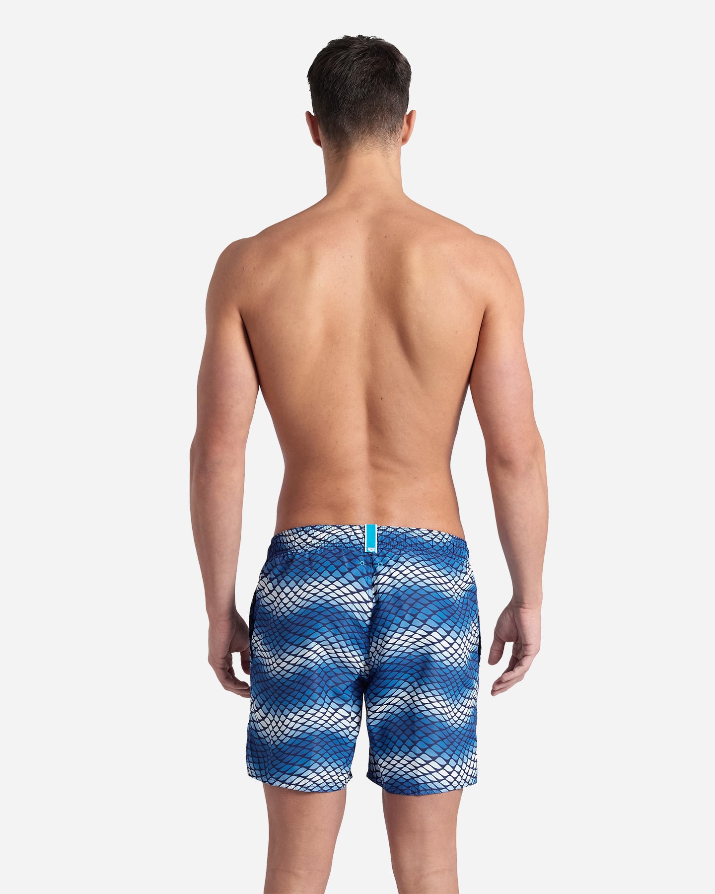 Boxer mare ARENA ALLOVER LOGO M - Blu - 1 | Cisalfa Sport