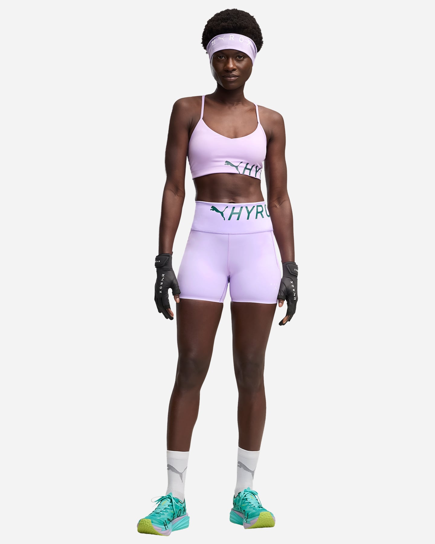 Short training PUMA HYROX PWRMODE W - Lilla - 4 | Cisalfa Sport