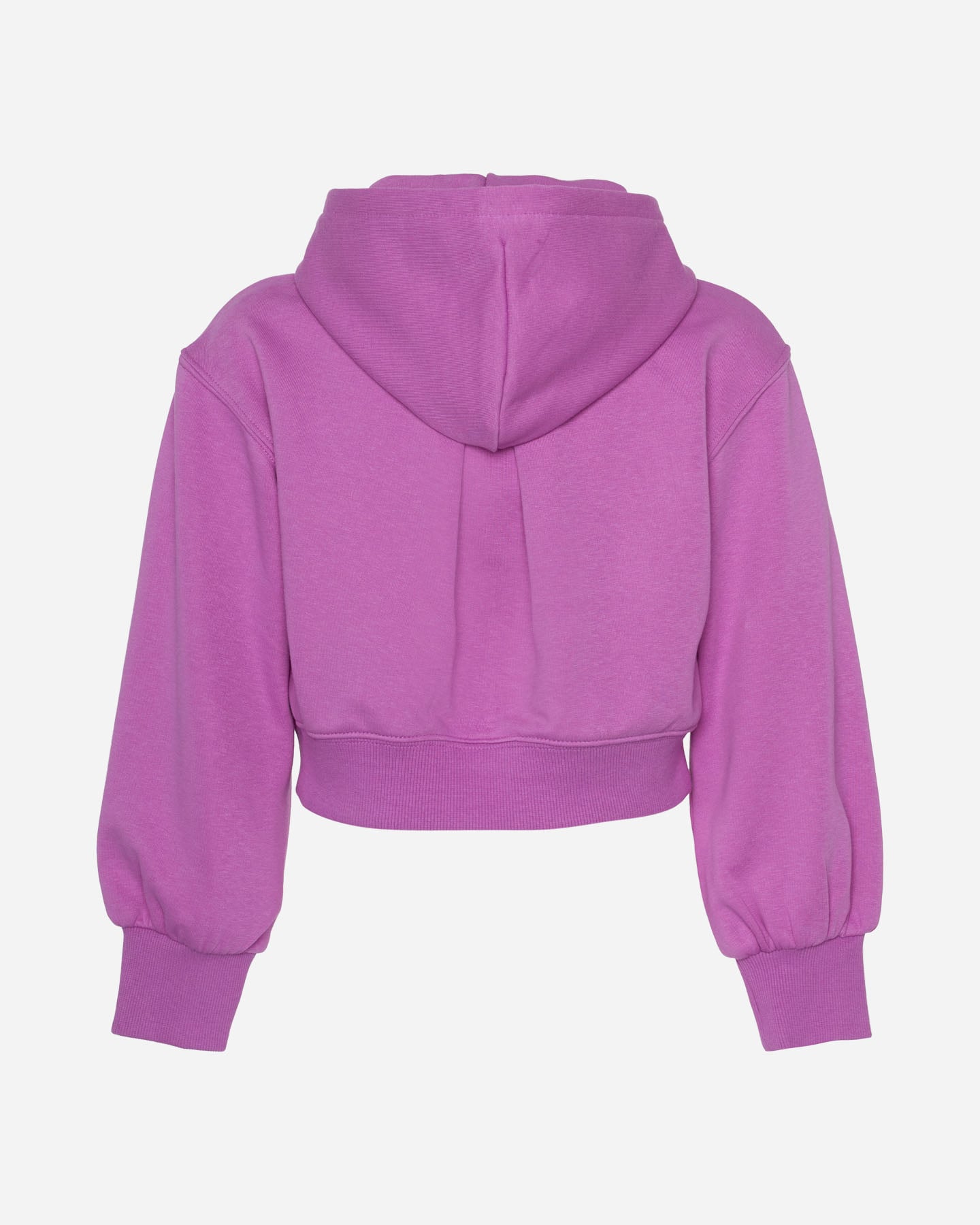 Felpa PUMA CROP SOLID JR - Fucsia - 1 | Cisalfa Sport