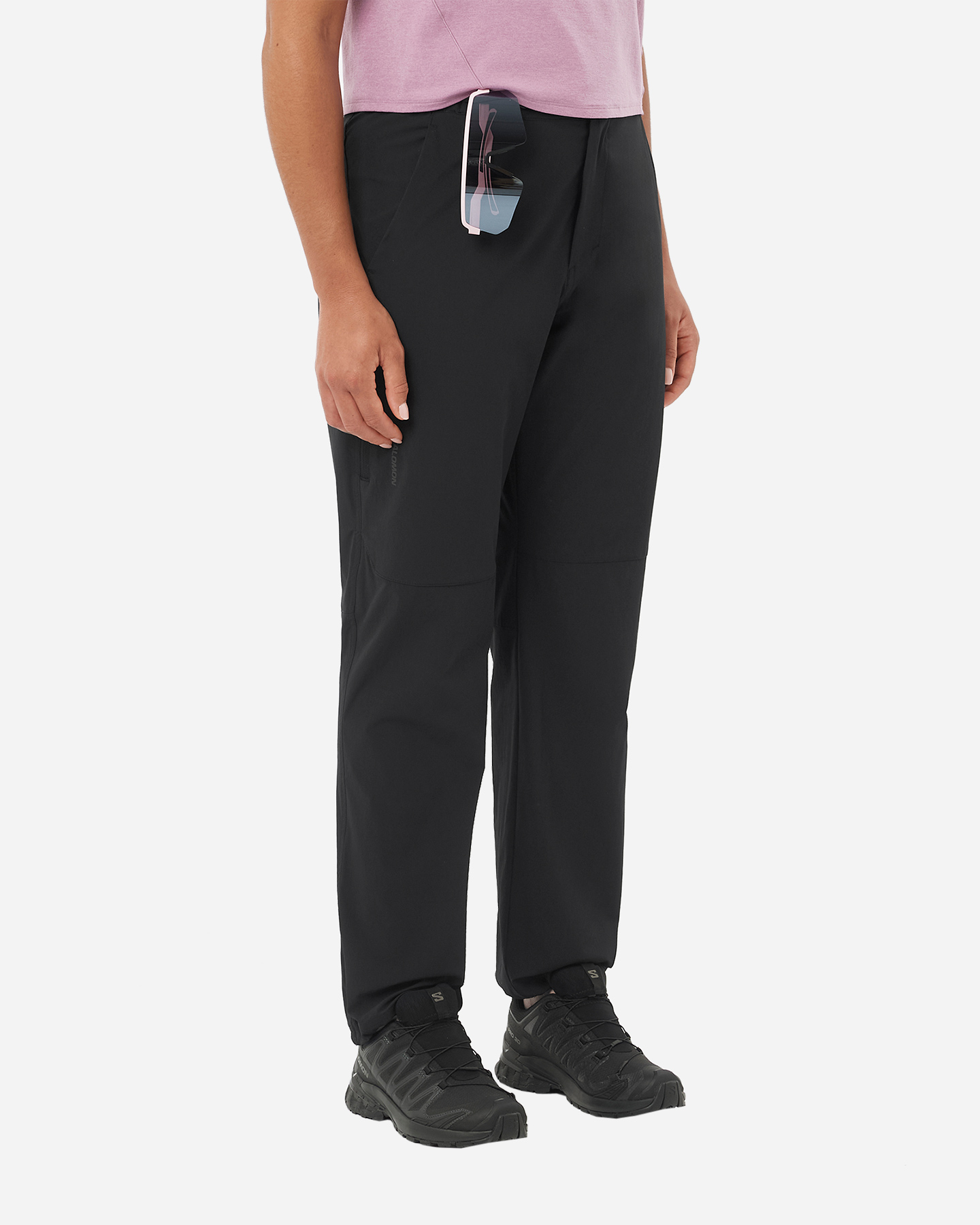 Pantalone outdoor SALOMON WAYFARER 2.0 W - Nero - 2 | Cisalfa Sport