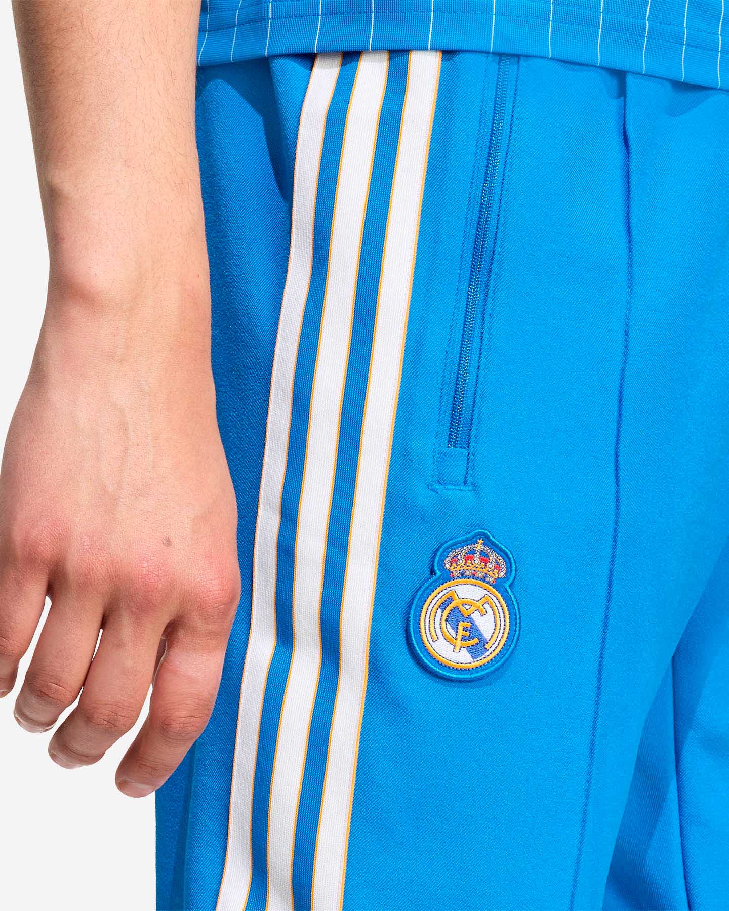 Pantalone ADIDAS ORIGINALS REAL MADRID M - Azzurro - 4 | Cisalfa Sport