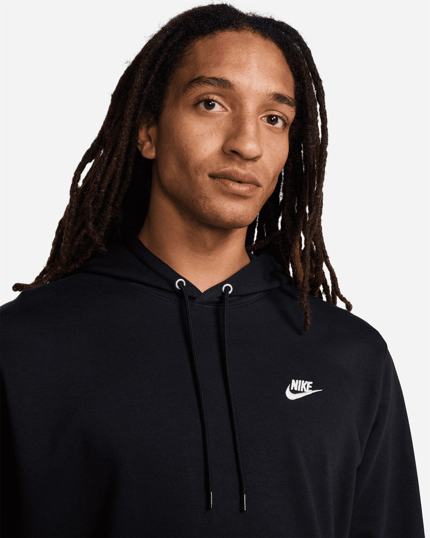 Felpa NIKE CLUB M - Nero - 3 | Cisalfa Sport