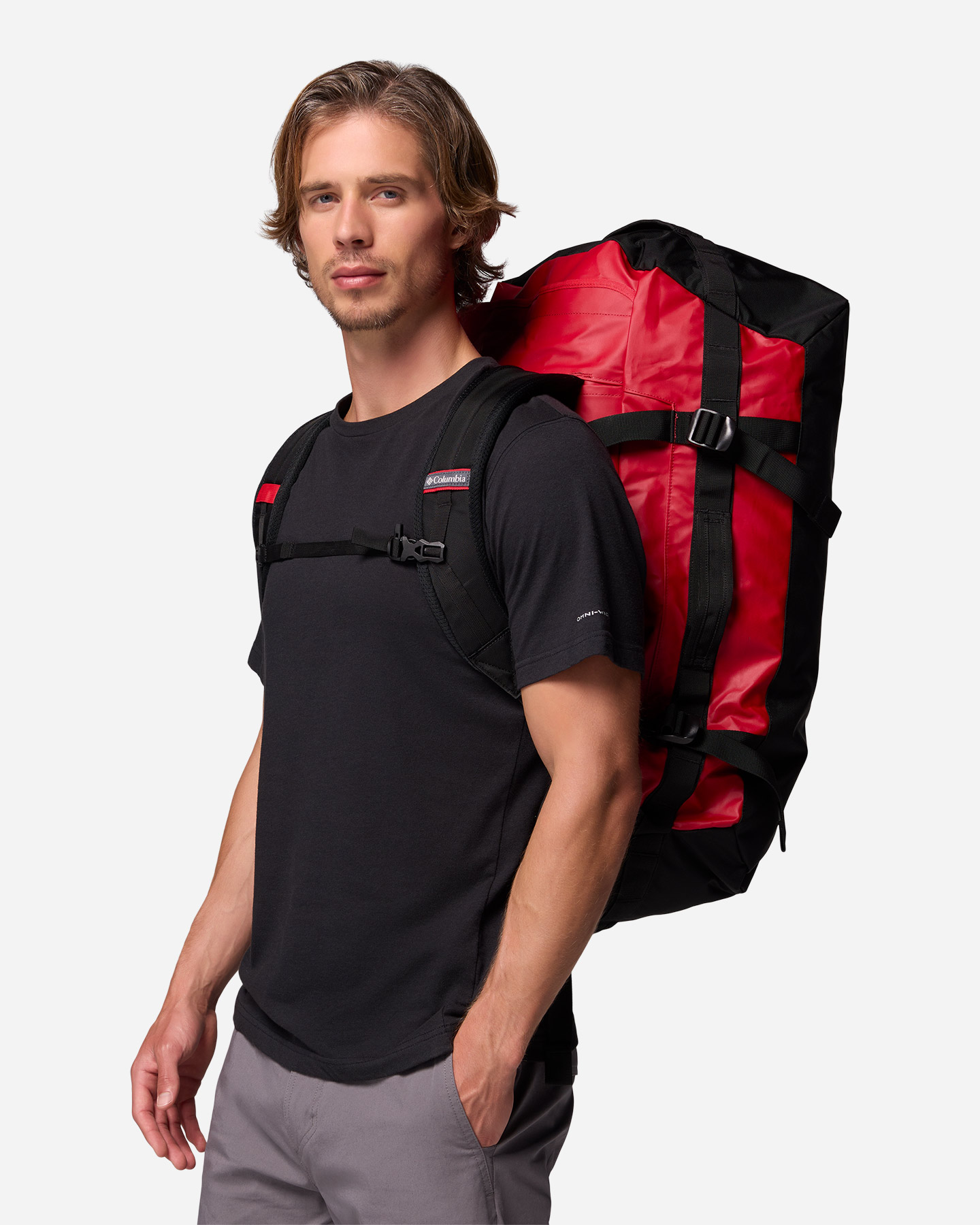 Borsa viaggio COLUMBIA LANDROAMER 60L  - Rosso - 4 | Cisalfa Sport