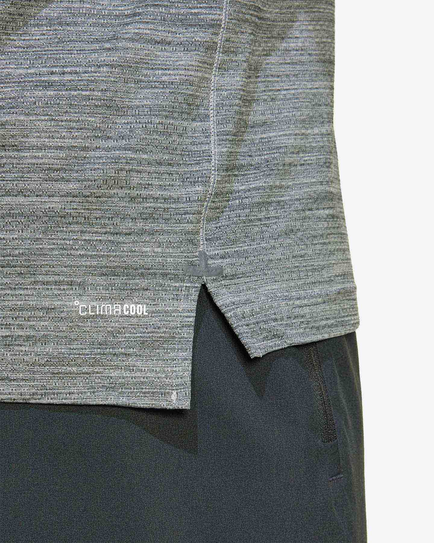 T-shirt training ADIDAS GYM+ 3STRIPES M - Nero - 5 | Cisalfa Sport