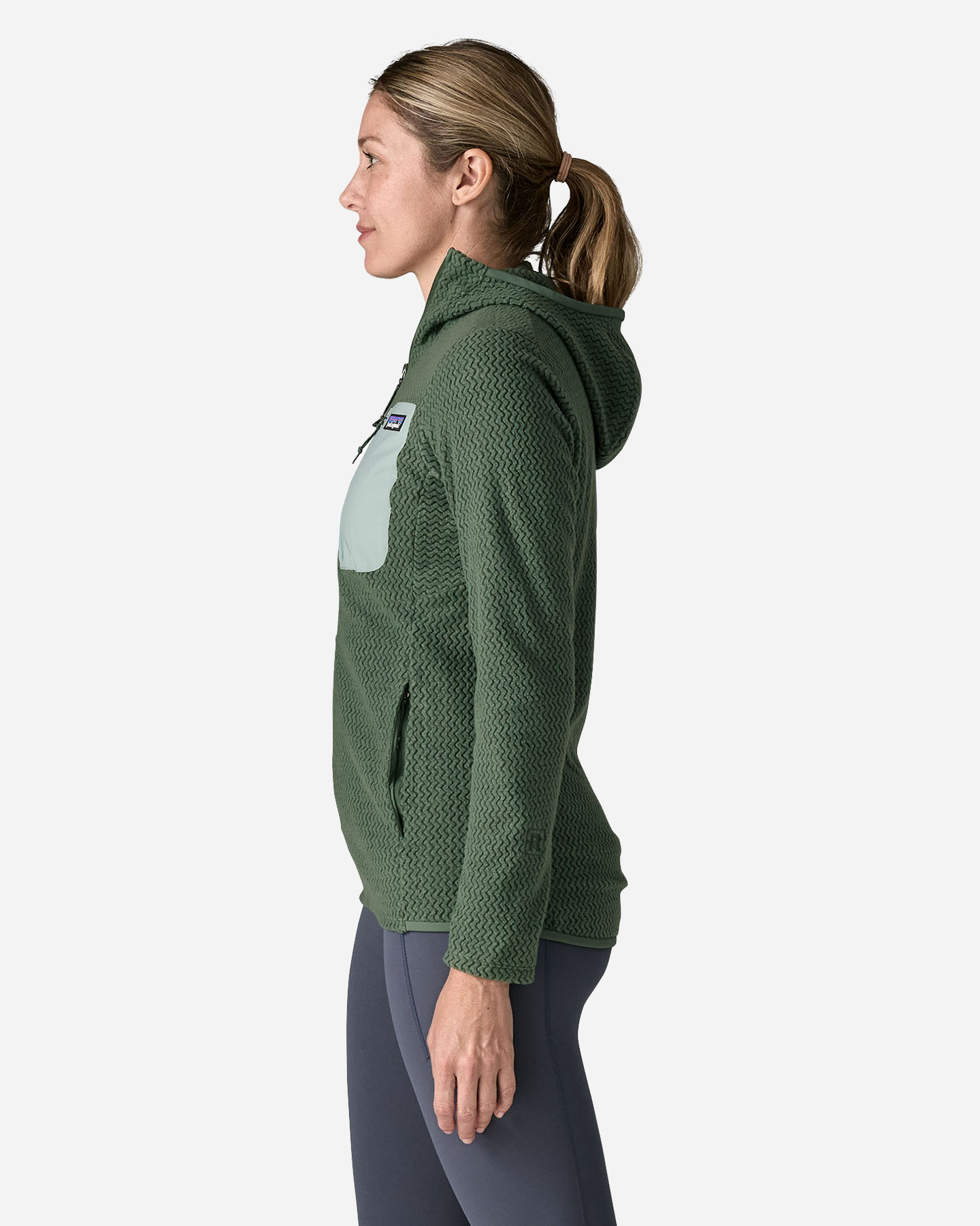 Pile PATAGONIA R1 AIR W - Verde - 1 | Cisalfa Sport