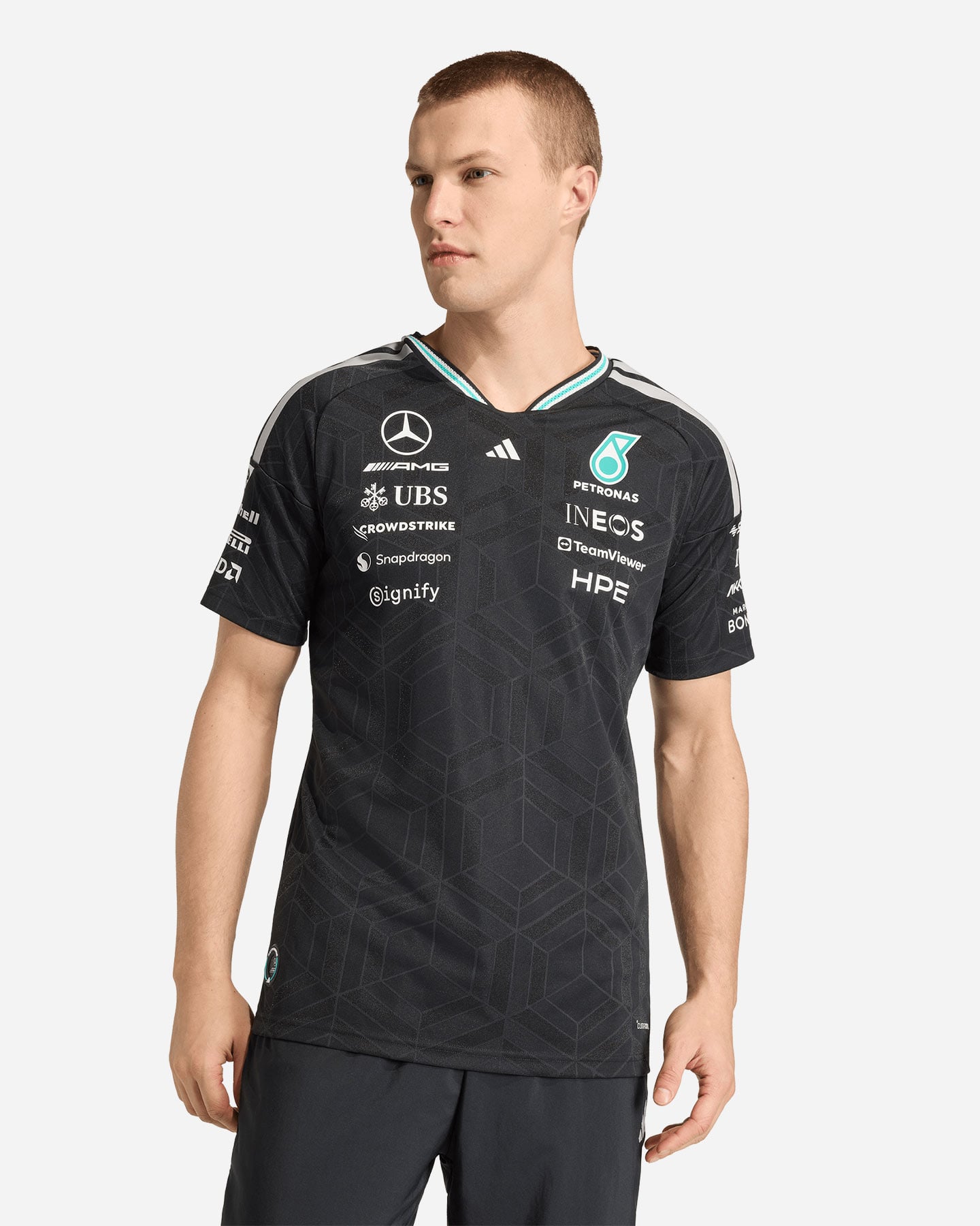 T-shirt ADIDAS MERCEDES AUTHENTIC M - Nero - 1 | Cisalfa Sport