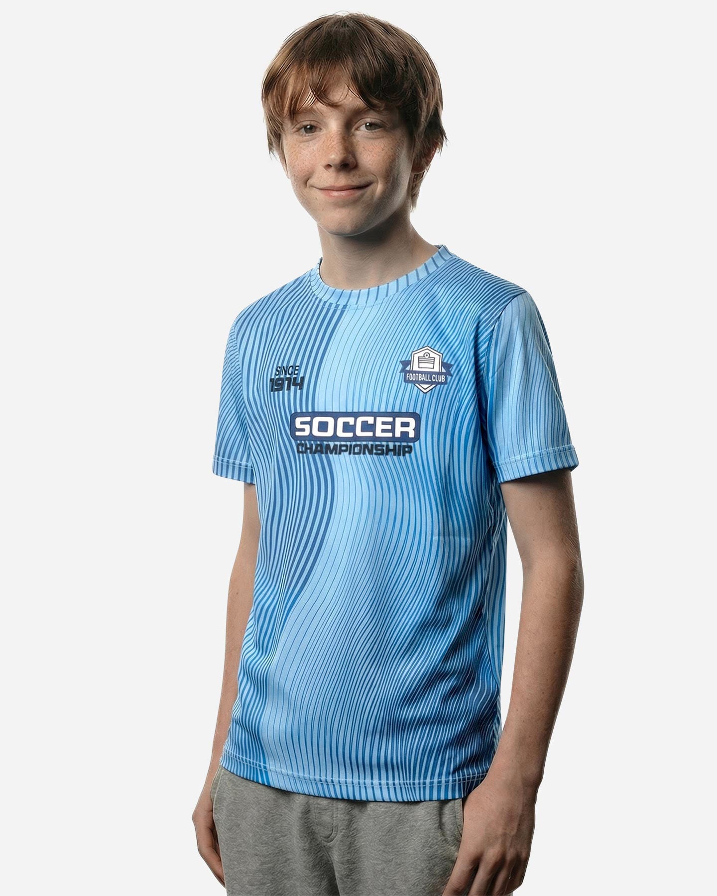 T-shirt ADMIRAL SOCCER CLUB JR - Azzurro - 2 | Cisalfa Sport