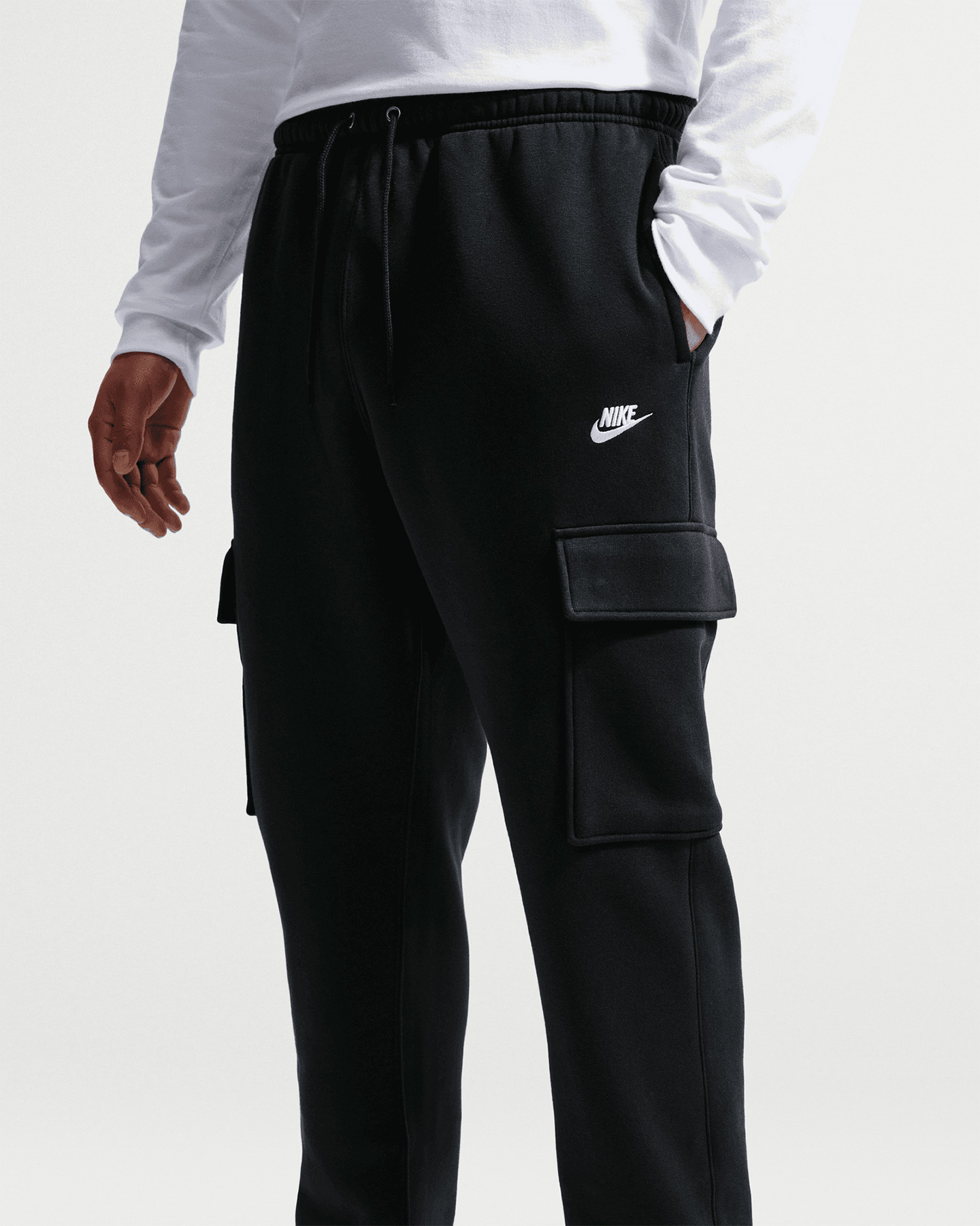 Pantalone NIKE CLUB CARGO M - Nero - 3 | Cisalfa Sport