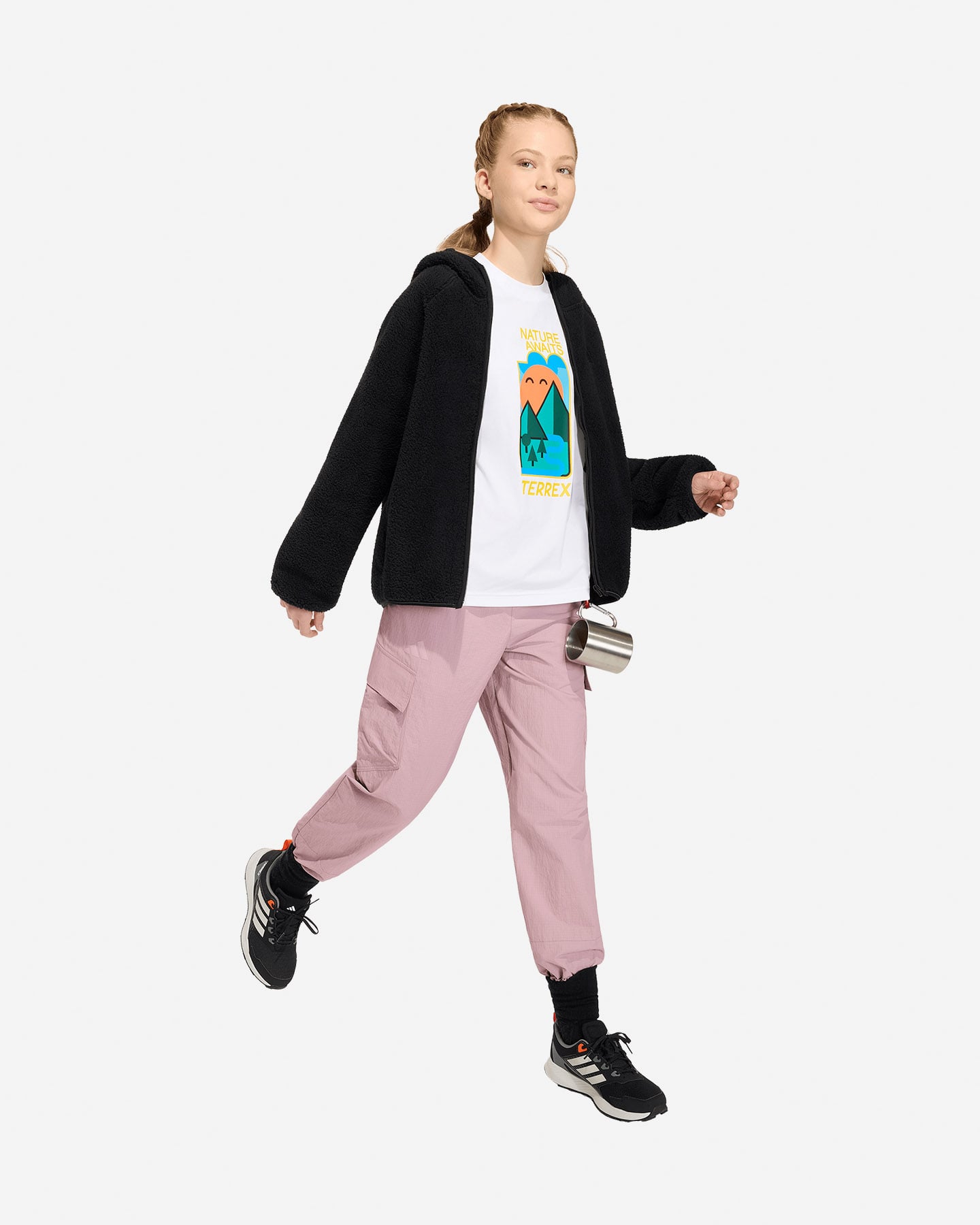 Pantalone outdoor ADIDAS TERREX XPLORIC JR - Rosa - 4 | Cisalfa Sport